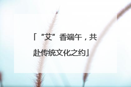 “艾”香端午，共赴传统文化之约