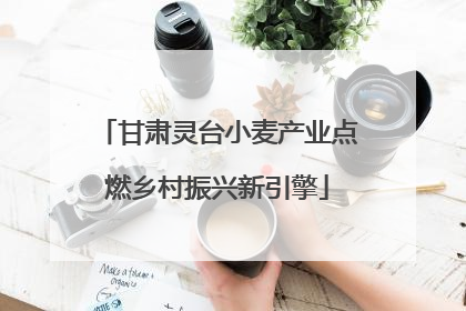 甘肃灵台小麦产业点燃乡村振兴新引擎
