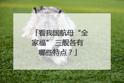 看我国航母“全家福” 三舰各有哪些特点？