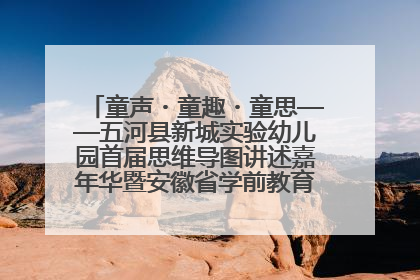 童声・童趣・童思——五河县新城实验幼儿园首届思维导图讲述嘉年华暨安徽省学前教育教研基地园项目阶段性成果展示活动