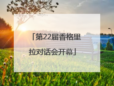 第22届香格里拉对话会开幕