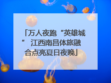 万人夜跑“英雄城” 江西南昌体旅融合点亮夏日夜晚