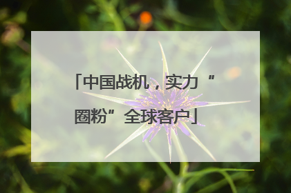 中国战机，实力“圈粉”全球客户