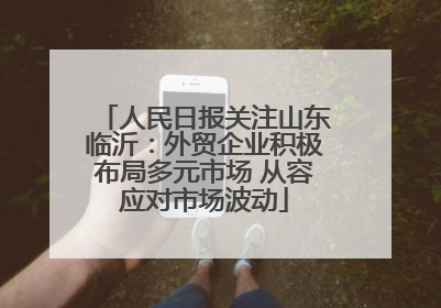 人民日报关注山东临沂：外贸企业积极布局多元市场 从容应对市场波动