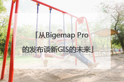 从Bigemap Pro的发布谈新GIS的未来