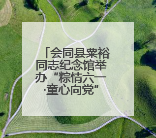 会同县粟裕同志纪念馆举办“粽情六一·童心向党”活动