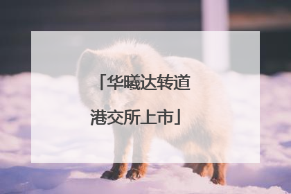 华曦达转道港交所上市