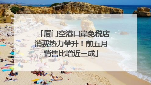厦门空港口岸免税店消费热力攀升！前五月销售比增近三成