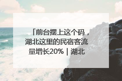 前台摆上这个码，湖北这里的民宿客流量增长20%｜湖北市场监管所的故事