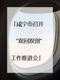 咸宁市召开“双回双创”工作推进会