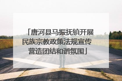 唐河县马振抚镇开展民族宗教政策法规宣传 营造团结和谐氛围