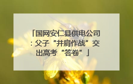 国网安仁县供电公司：父子“并肩作战”交出高考“答卷”