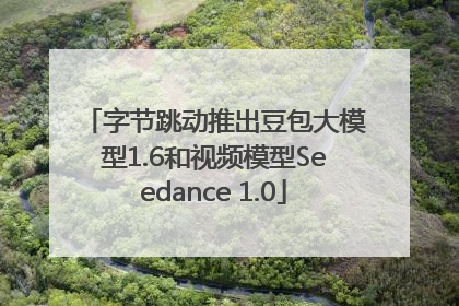 字节跳动推出豆包大模型1.6和视频模型Seedance 1.0