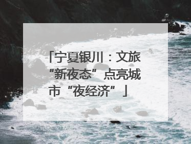 宁夏银川：文旅“新夜态”点亮城市“夜经济”