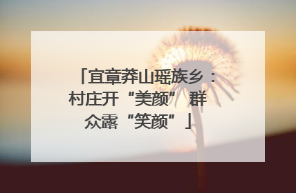 宜章莽山瑶族乡：村庄开“美颜” 群众露“笑颜”