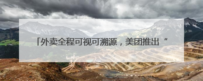 外卖全程可视可溯源，美团推出“浣熊食堂”打造食品安全新模式