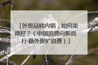 外贸品转内销，如何卖得好？（中国消费向新而行·稳外贸扩消费）