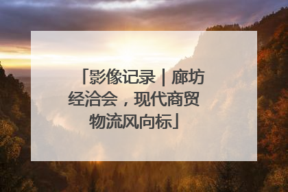 影像记录｜廊坊经洽会，现代商贸物流风向标