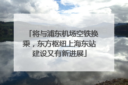 将与浦东机场空铁换乘，东方枢纽上海东站建设又有新进展