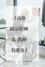 山东：展示在地头 选种有准头