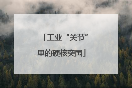 工业“关节”里的硬核突围