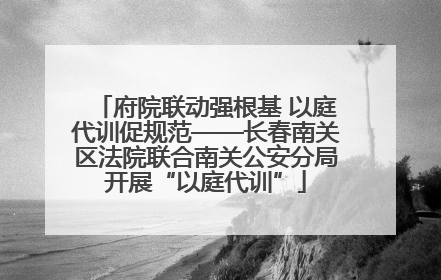 府院联动强根基 以庭代训促规范——长春南关区法院联合南关公安分局开展“以庭代训”