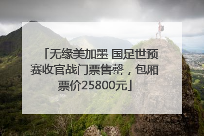 无缘美加墨 国足世预赛收官战门票售罄，包厢票价25800元