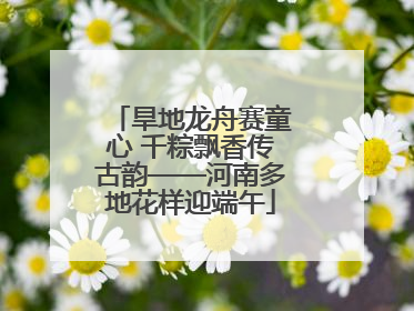 旱地龙舟赛童心 千粽飘香传古韵——河南多地花样迎端午