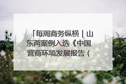 每周商务纵横｜山东两案例入选《中国营商环境发展报告（2025）》；山东外贸优品购物季进机关活动在济南举办