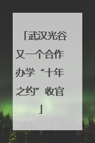 武汉光谷又一个合作办学“十年之约”收官