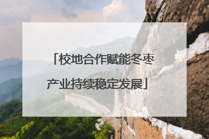 校地合作赋能冬枣产业持续稳定发展
