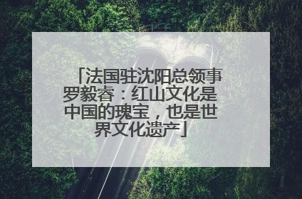 法国驻沈阳总领事罗毅睿：红山文化是中国的瑰宝，也是世界文化遗产