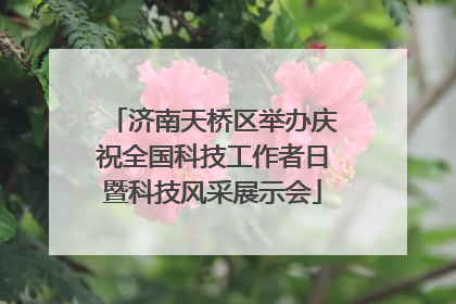 济南天桥区举办庆祝全国科技工作者日暨科技风采展示会