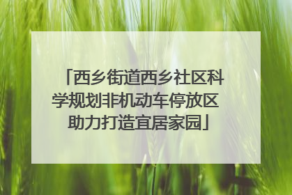 西乡街道西乡社区科学规划非机动车停放区 助力打造宜居家园