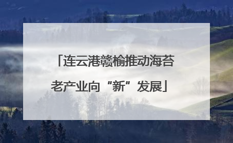 连云港赣榆推动海苔老产业向“新”发展
