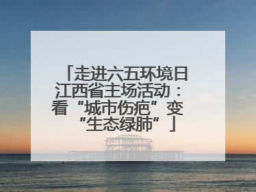 走进六五环境日江西省主场活动：看“城市伤疤”变“生态绿肺”
