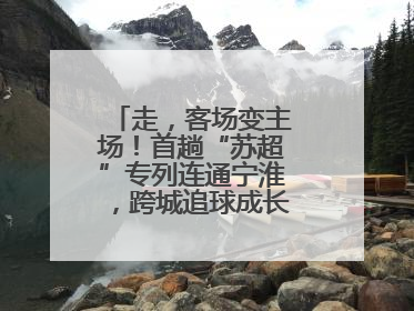 走，客场变主场！首趟“苏超”专列连通宁淮，跨城追球成长三角人新日常