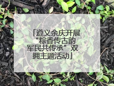遵义余庆开展“粽香传古韵 军民共传承”双拥主题活动
