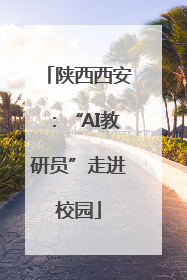 陕西西安：“AI教研员”走进校园
