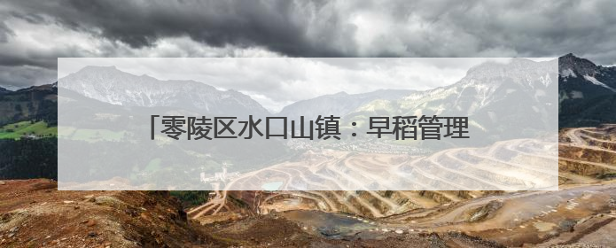 零陵区水口山镇：早稻管理见成效 稻浪飘香穗满田