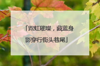 霓虹璀璨，藏蓝身影穿行街头巷尾