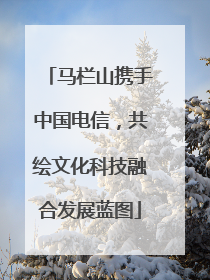 马栏山携手中国电信，共绘文化科技融合发展蓝图