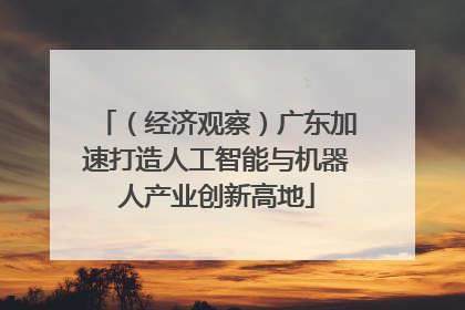 （经济观察）广东加速打造人工智能与机器人产业创新高地