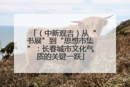 （中新观吉）从“书展”到“思想市集”：长春城市文化气质的关键一跃