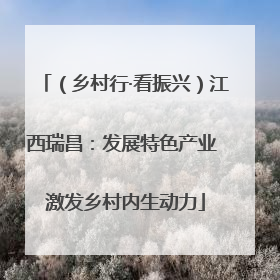 （乡村行·看振兴）江西瑞昌：发展特色产业 激发乡村内生动力