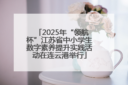 2025年“领航杯”江苏省中小学生数字素养提升实践活动在连云港举行