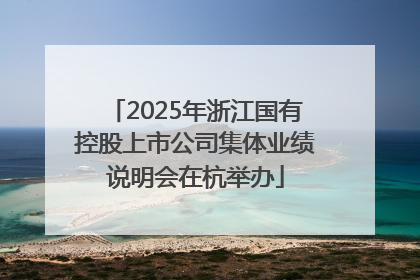 2025年浙江国有控股上市公司集体业绩说明会在杭举办