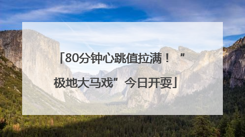 80分钟心跳值拉满！“极地大马戏”今日开耍