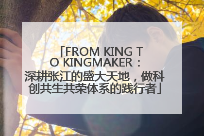 FROM KING TO KINGMAKER：深耕张江的盛大天地，做科创共生共荣体系的践行者